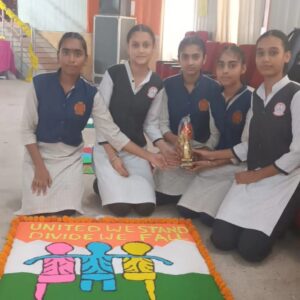 Rangoli Competition at Pooja Modern Public School