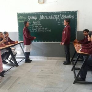 Group Discussion Event at Pooja Modern Public School