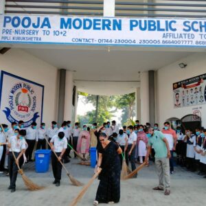 Swachhta Abhiyan at Pooja Modern Public School